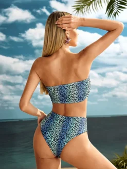 Ivoryx Leopard Bikini Two Piece Set