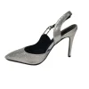 Jaxxon Crystal Heels In Silver
