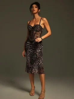 Jecori Leopard Skirt