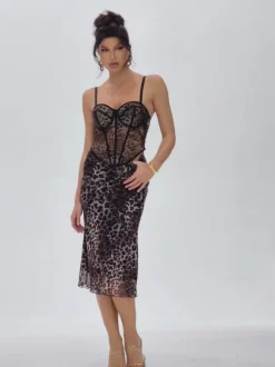 Jecori Leopard Skirt