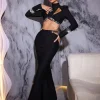 Jorah Rhinestone Cutout Bandage Skirt Set