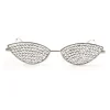 Katy Crystal Cat Eye Frame Glasses