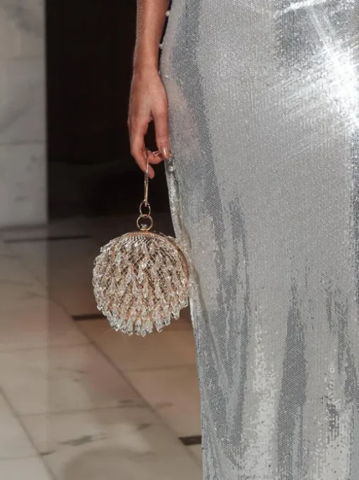 Kethel Drip Clear Ball Clutch
