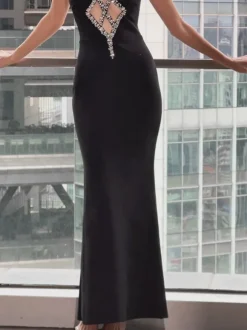 Kylo Crystal Bandage Maxi Dress