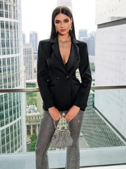 Londyn Rhinestone Flare Pants Set