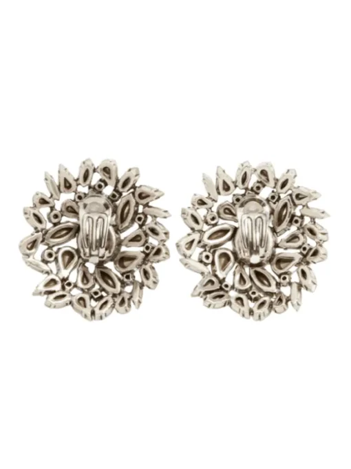 Lysander Circle Rhinestone Earrings