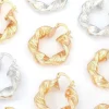 Maia Chunky Twist Hoop Earrings