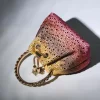 Mattea Crystal Embellished Bucket Bag In Ombre