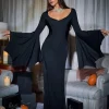 Mavis Bat Wing Sleeve Maxi Sleeve