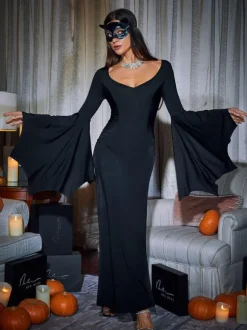 Mavis Bat Wing Sleeve Maxi Sleeve