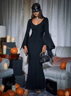 Mavis Bat Wing Sleeve Maxi Sleeve