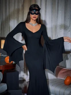 Mavis Bat Wing Sleeve Maxi Sleeve