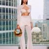 Mawae Twisted Mesh Pants Set