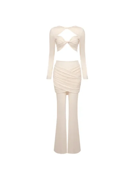 Mawae Twisted Mesh Pants Set