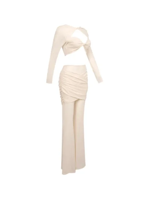 Mawae Twisted Mesh Pants Set