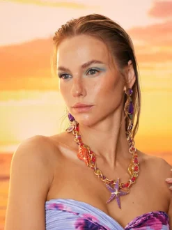 Mikko Geometric Rhinestone Earrings