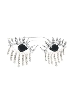 Morrissey Rhinestone Fringe Sunglasses