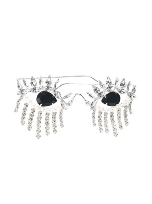 Morrissey Rhinestone Fringe Sunglasses