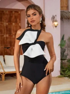 Mulato Bow Swimwear Two Piece Set