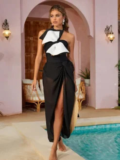 Mulato Bow Swimwear Two Piece Set