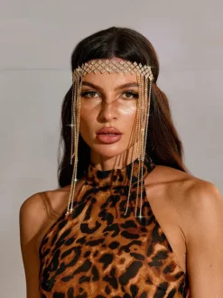Napa Crystal Fringe Headband