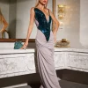 Nille Strapless Ruched Maxi Dress