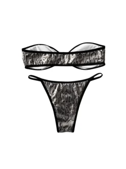 Oscar Snake Printed Bikini Two Piece Set