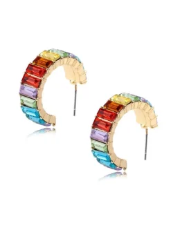 Ottilie Ring Crystal Earrings