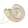 Pamela Acrylic Seashell Clutch
