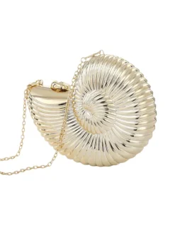 Pamela Acrylic Seashell Clutch