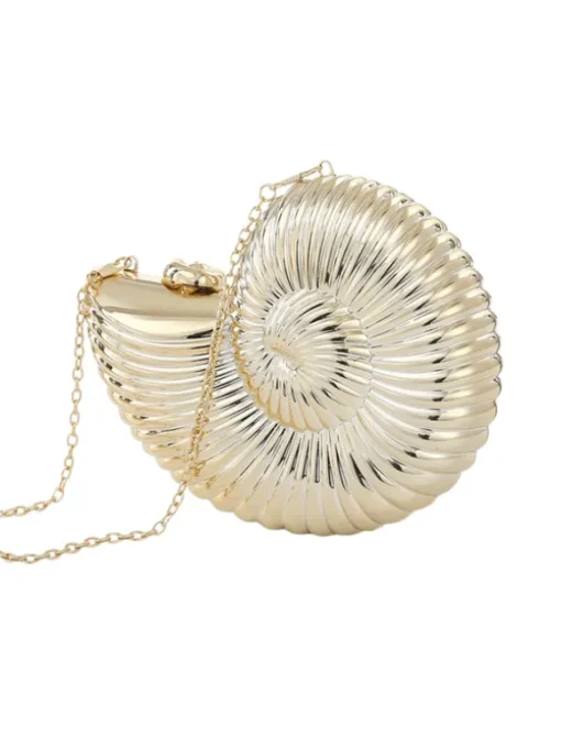 Pamela Acrylic Seashell Clutch