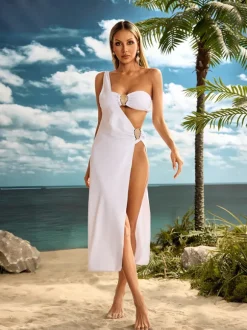 Quivyx Strapless Bikini Three Piece Set