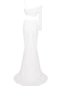 Raylan Ruched Split Skirt Set