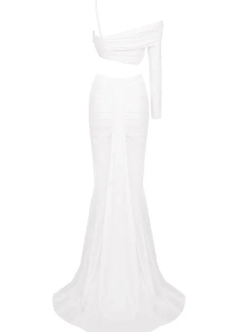Raylan Ruched Split Skirt Set