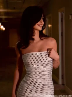Ridley Rhinestone Maxi Dress In White