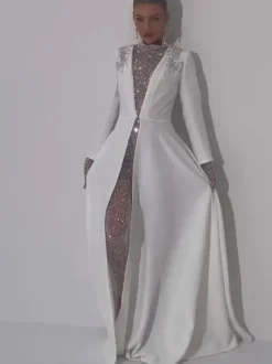 Roise Crystal Embellished Coat