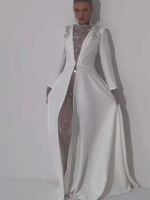 Roise Crystal Embellished Coat