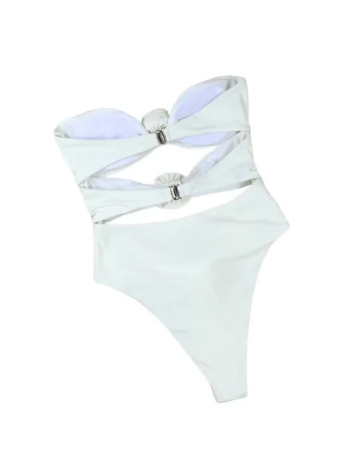 Rox Strapless Flower One Piece Swimsuit