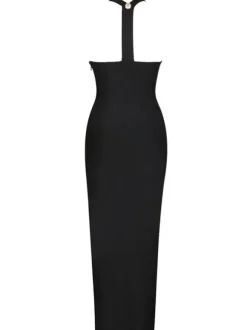 Sadie Button Embellished Bandage Dress