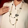 Senai Pearl Flower Opera Necklace