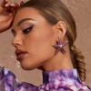 Shepherd Starfish Earrings In Purple