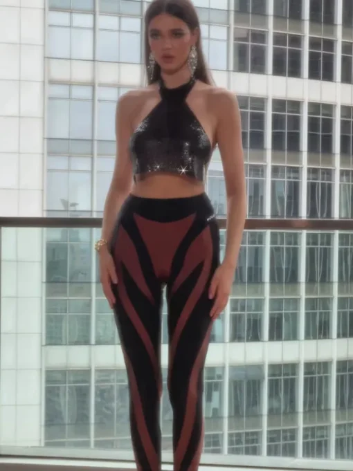Spencer Halterneck Chainmail Top
