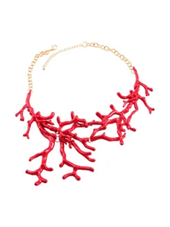 Suzume Red Coral Necklace