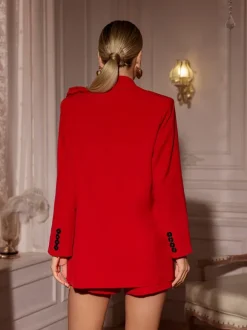 Tambi Long Sleeve Flower Blazer Set