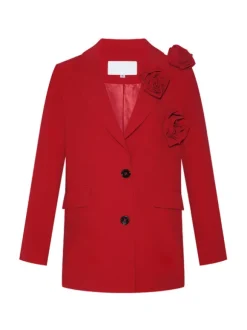 Tambi Long Sleeve Flower Blazer Set