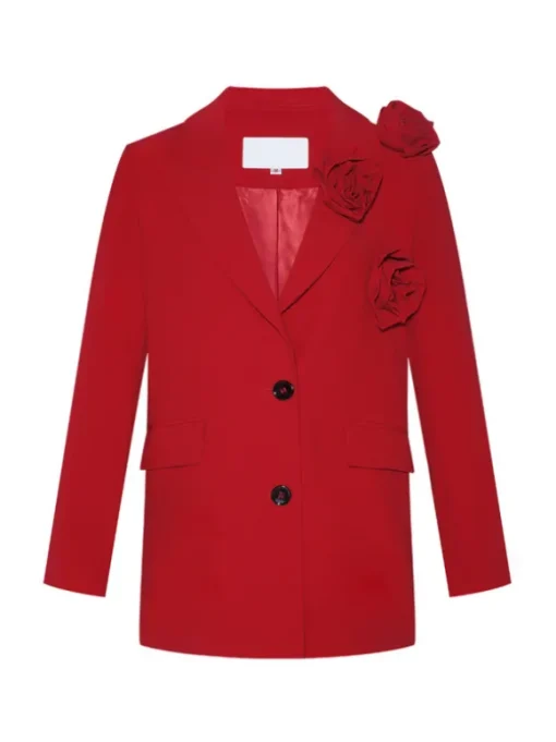 Tambi Long Sleeve Flower Blazer Set