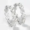 Terra Diamante Hoop Earrings