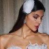 Themis Feather Pearl Barrettes