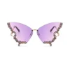 Tierney Butterfly Crystal Sunglasses