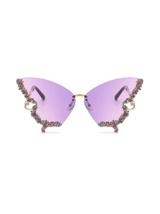 Tierney Butterfly Crystal Sunglasses